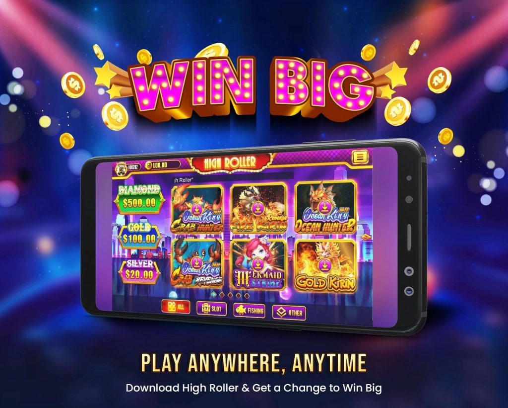 high roller sweeps login page